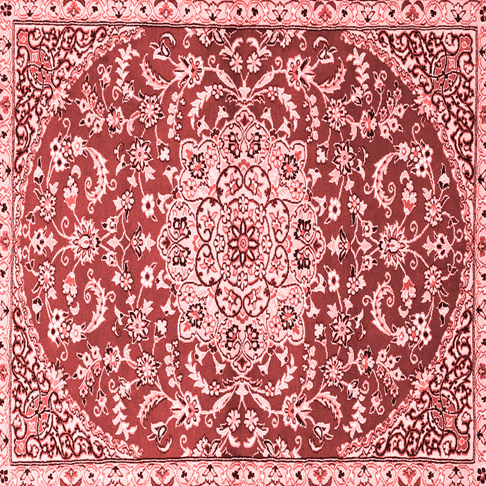 Medallion Red Traditional Rug, tr1470red