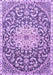 Medallion Purple Traditional Rug, tr1470pur