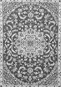 Medallion Gray Traditional Rug, tr1470gry