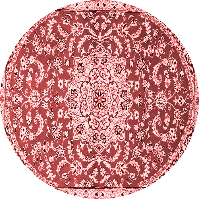 Medallion Red Traditional Rug, tr1470red