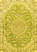 Medallion Yellow Traditional Rug, tr1471yw