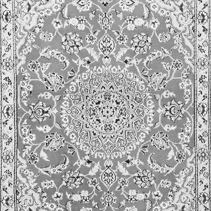 Medallion Gray Traditional Rug, tr1471gry