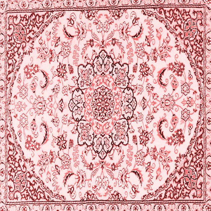 Medallion Red Traditional Rug, tr1472red