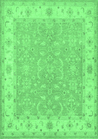 Persian Emerald Green Traditional Rug, tr1473emgrn