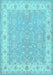 Machine Washable Persian Light Blue Traditional Rug, wshtr1473lblu