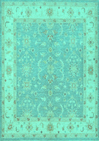 Persian Turquoise Traditional Rug, tr1473turq