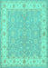 Persian Turquoise Traditional Rug, tr1473turq
