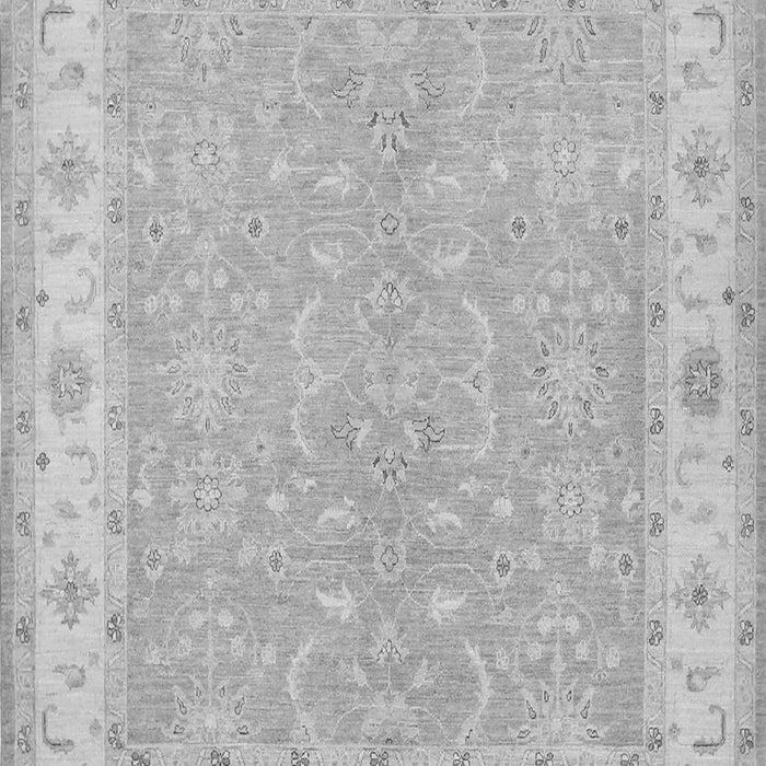 Serging Thickness of Machine Washable Persian Gray Traditional Rug, wshtr1473gry