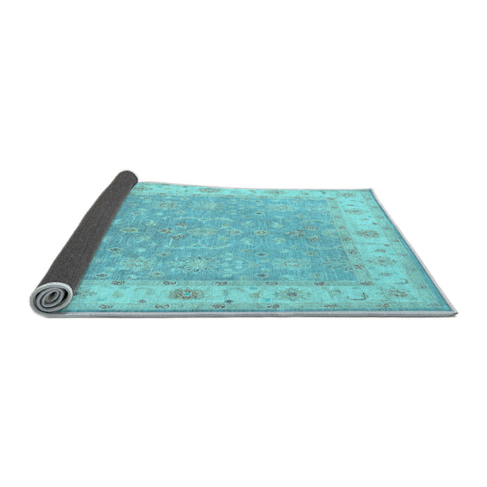 Sideview of Persian Light Blue Traditional Rug, tr1473lblu