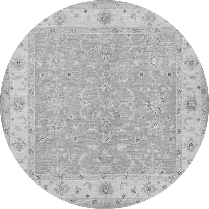 Machine Washable Persian Gray Traditional Rug, wshtr1473gry