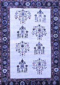 Persian Blue Traditional Rug, tr1474blu