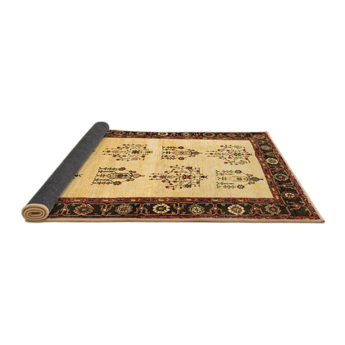 Sideview of Persian Brown Traditional Rug, tr1474brn