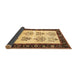 Sideview of Persian Brown Traditional Rug, tr1474brn