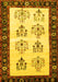 Persian Yellow Traditional Rug, tr1474yw