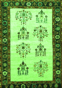 Persian Green Traditional Rug, tr1474grn