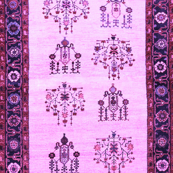 Machine Washable Persian Purple Traditional Area Rugs, wshtr1474pur