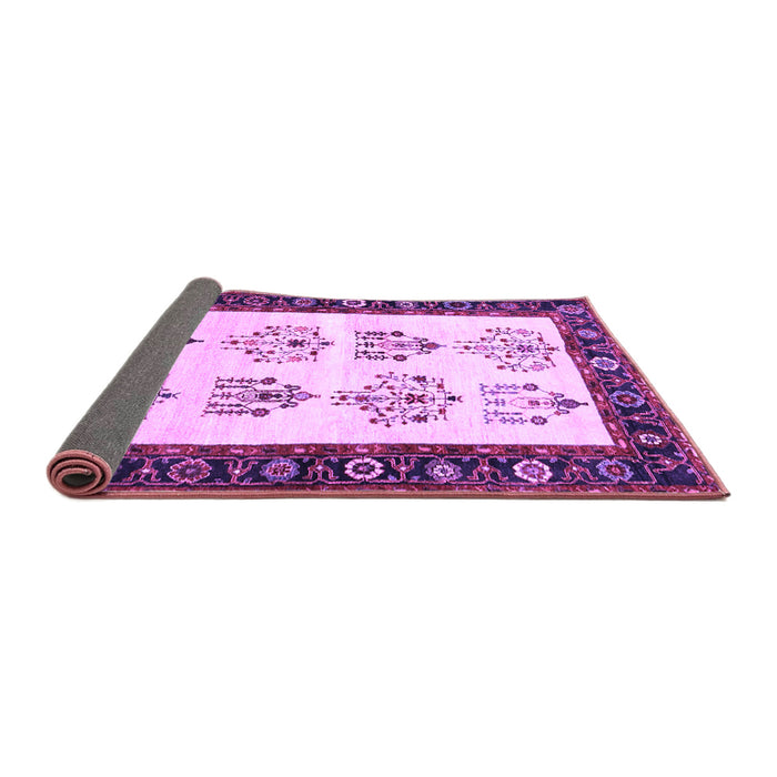 Sideview of Persian Purple Traditional Rug, tr1474pur