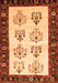 Persian Orange Traditional Rug, tr1474org