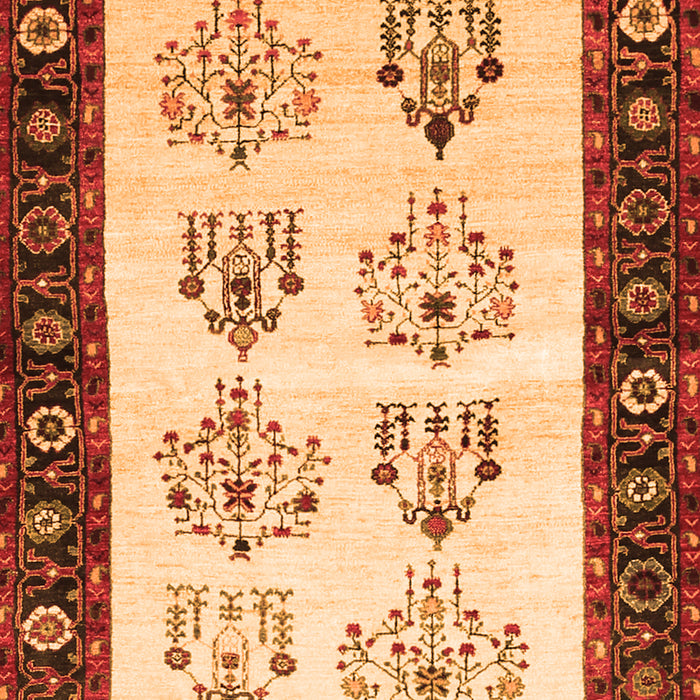 Persian Orange Traditional Rug, tr1474org
