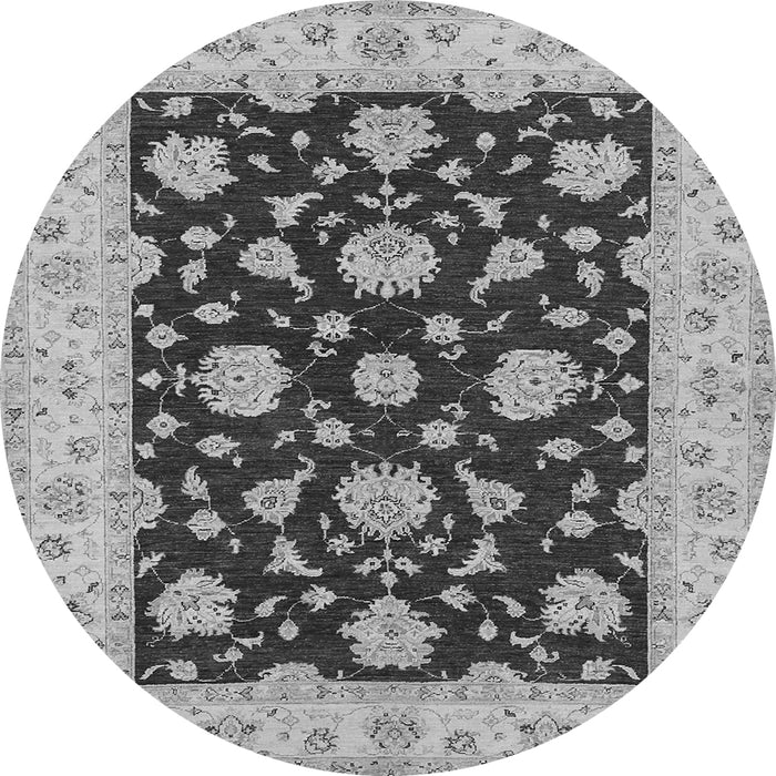 Square Persian Gray Traditional Rug, tr1475gry