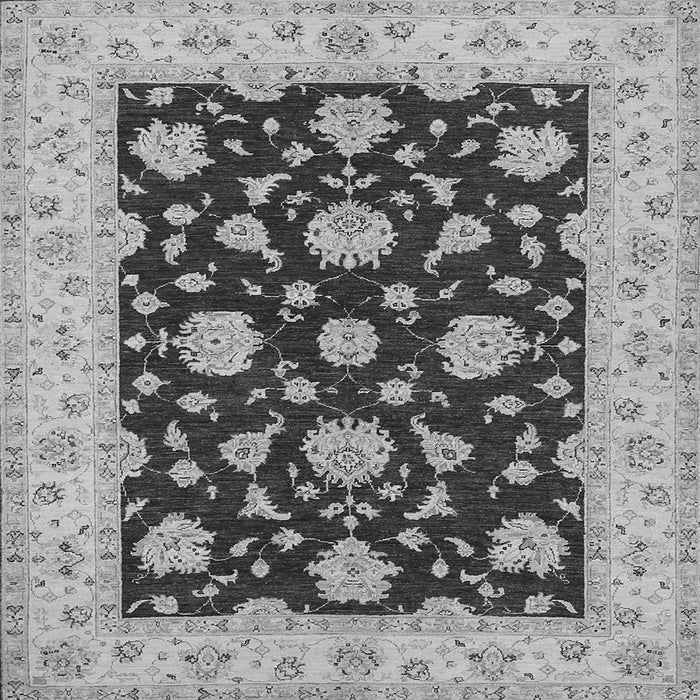 Serging Thickness of Persian Gray Traditional Rug, tr1475gry