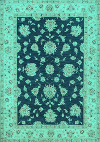 Persian Turquoise Traditional Rug, tr1475turq