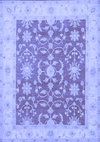 Oriental Blue Traditional Rug, tr1476blu
