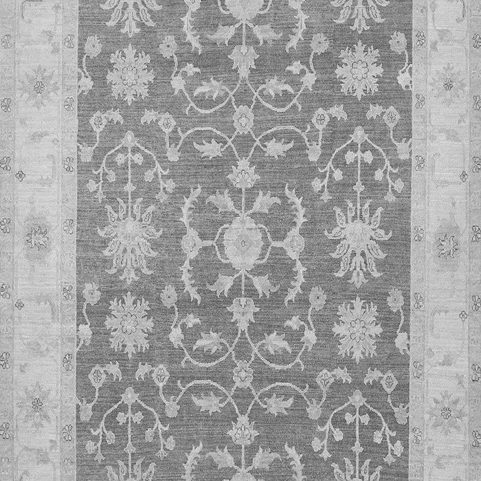 Serging Thickness of Machine Washable Oriental Gray Traditional Rug, wshtr1476gry