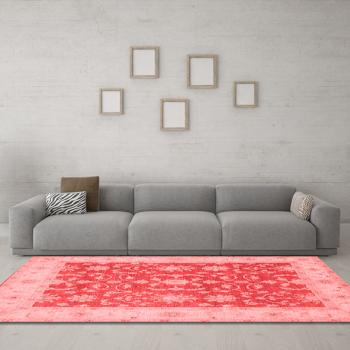 Traditional Red Washable Rugs