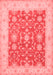 Oriental Red Traditional Area Rugs