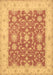 Machine Washable Oriental Brown Traditional Rug, wshtr1476brn