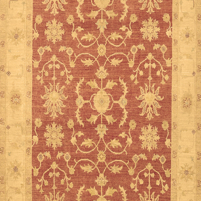 Machine Washable Oriental Brown Traditional Rug, wshtr1476brn