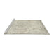 Sideview of Machine Washable Traditional Gold Rug, wshtr1477