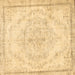 Square Persian Brown Traditional Rug, tr1477brn