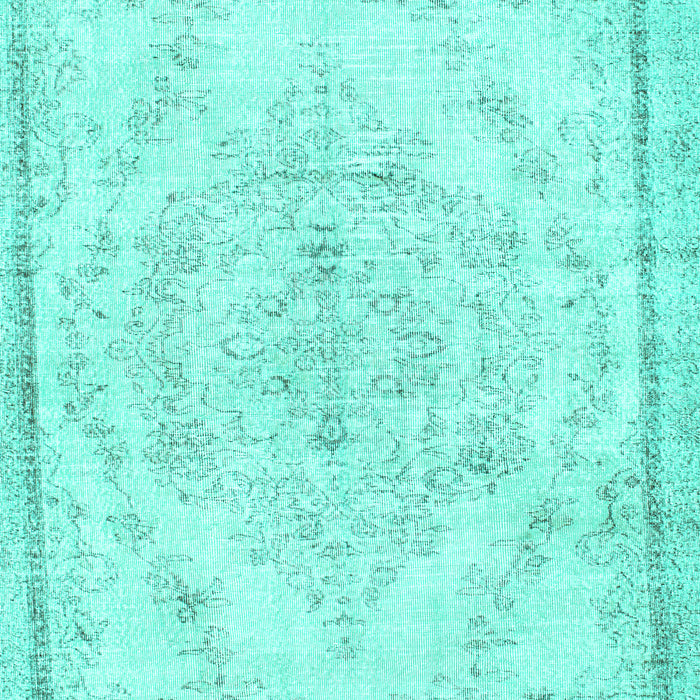 Machine Washable Persian Turquoise Traditional Area Rugs, wshtr1477turq