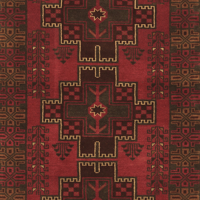 Machine Washable Persian Brown Traditional Rug, wshtr1478brn