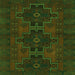 Serging Thickness of Persian Green Traditional Rug, tr1478grn