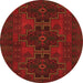 Machine Washable Persian Orange Traditional Area Rugs, wshtr1478org