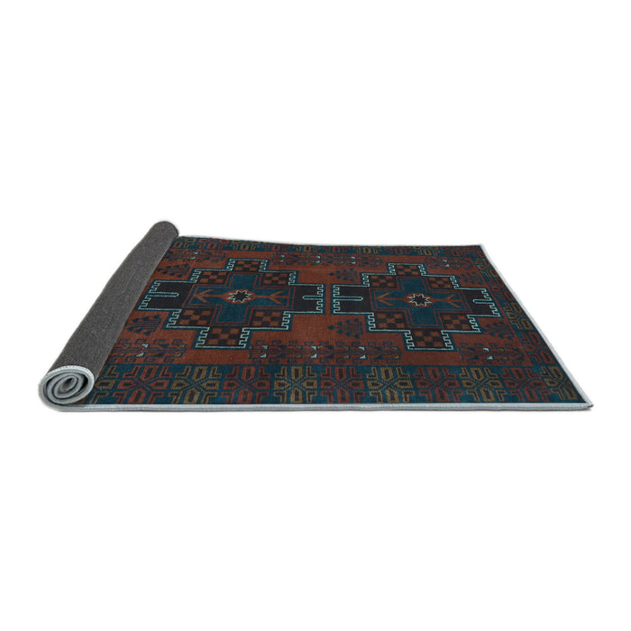 Sideview of Persian Light Blue Traditional Rug, tr1478lblu