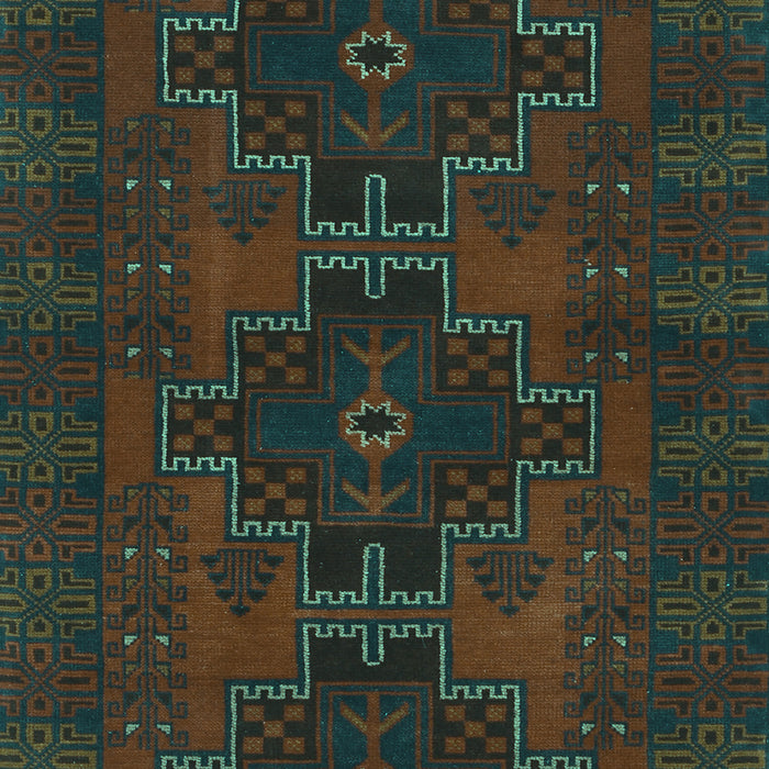 Machine Washable Persian Turquoise Traditional Area Rugs, wshtr1478turq