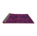 Sideview of Persian Purple Traditional Rug, tr1478pur