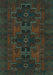 Persian Turquoise Traditional Rug, tr1478turq