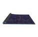 Sideview of Persian Blue Traditional Rug, tr1478blu