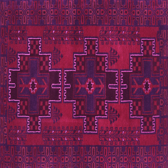 Square Persian Pink Traditional Rug, tr1478pnk