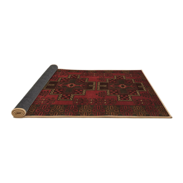 Sideview of Persian Brown Traditional Rug, tr1478brn