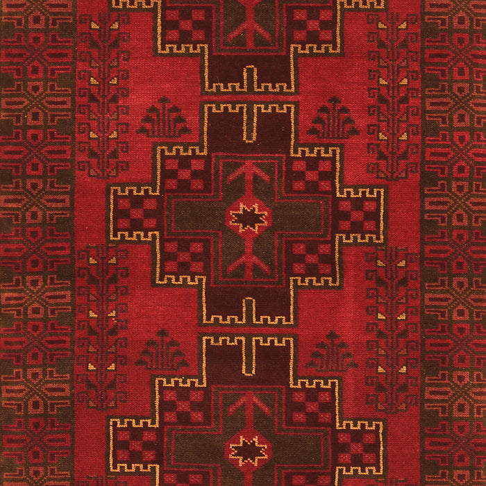 Serging Thickness of Machine Washable Persian Orange Traditional Area Rugs, wshtr1478org