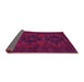 Sideview of Persian Pink Traditional Rug, tr1478pnk