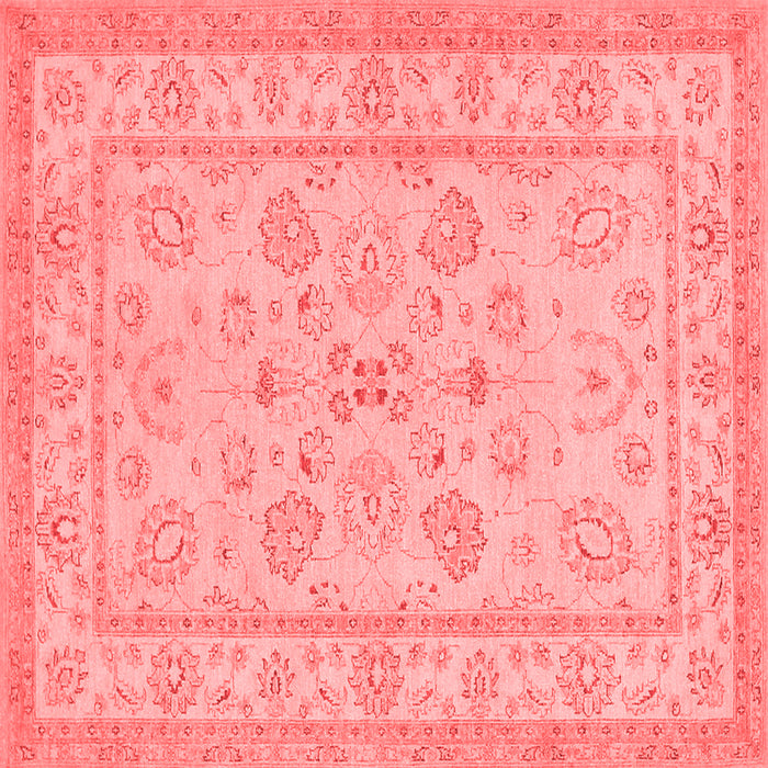 Machine Washable Oriental Red Traditional Rug, wshtr1479red