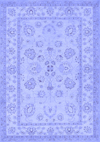 Oriental Blue Traditional Rug, tr1479blu