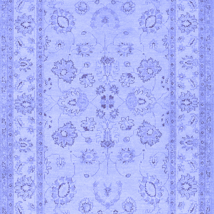 Machine Washable Oriental Blue Traditional Rug, wshtr1479blu